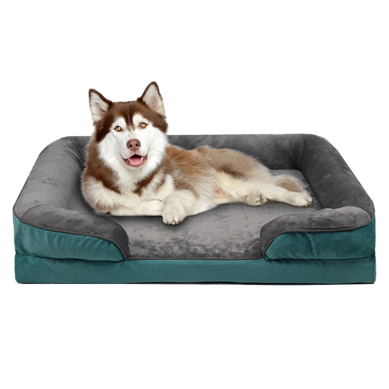 Cama Ortopédica  para Perros – Sofá Lavable y Funda Extraíble”