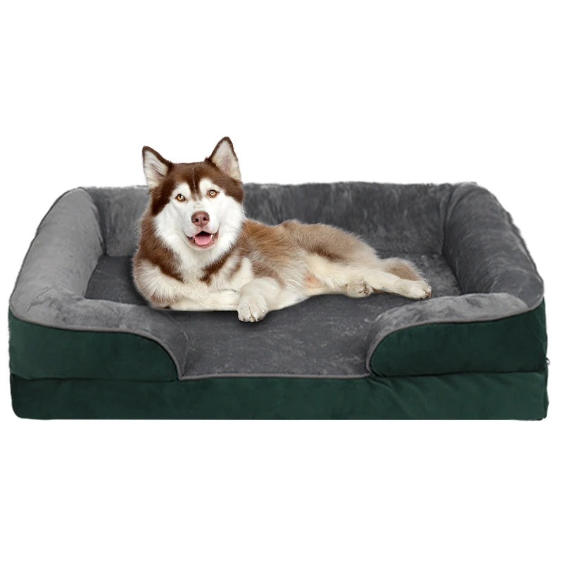 Cama Ortopédica  para Perros – Sofá Lavable y Funda Extraíble”