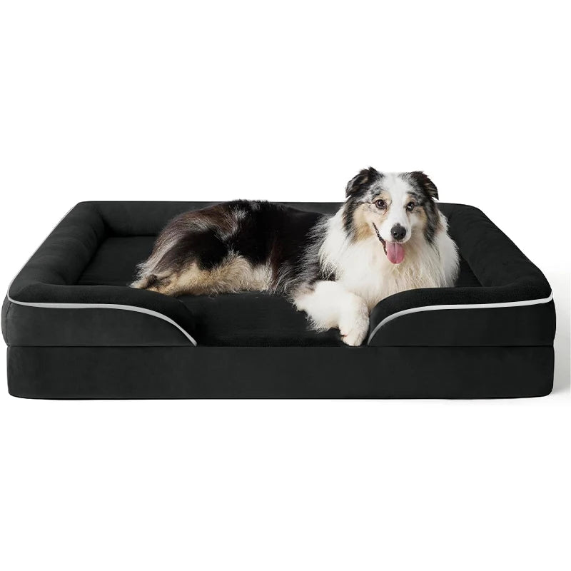 Cama Ortopédica  para Perros – Sofá Lavable y Funda Extraíble”