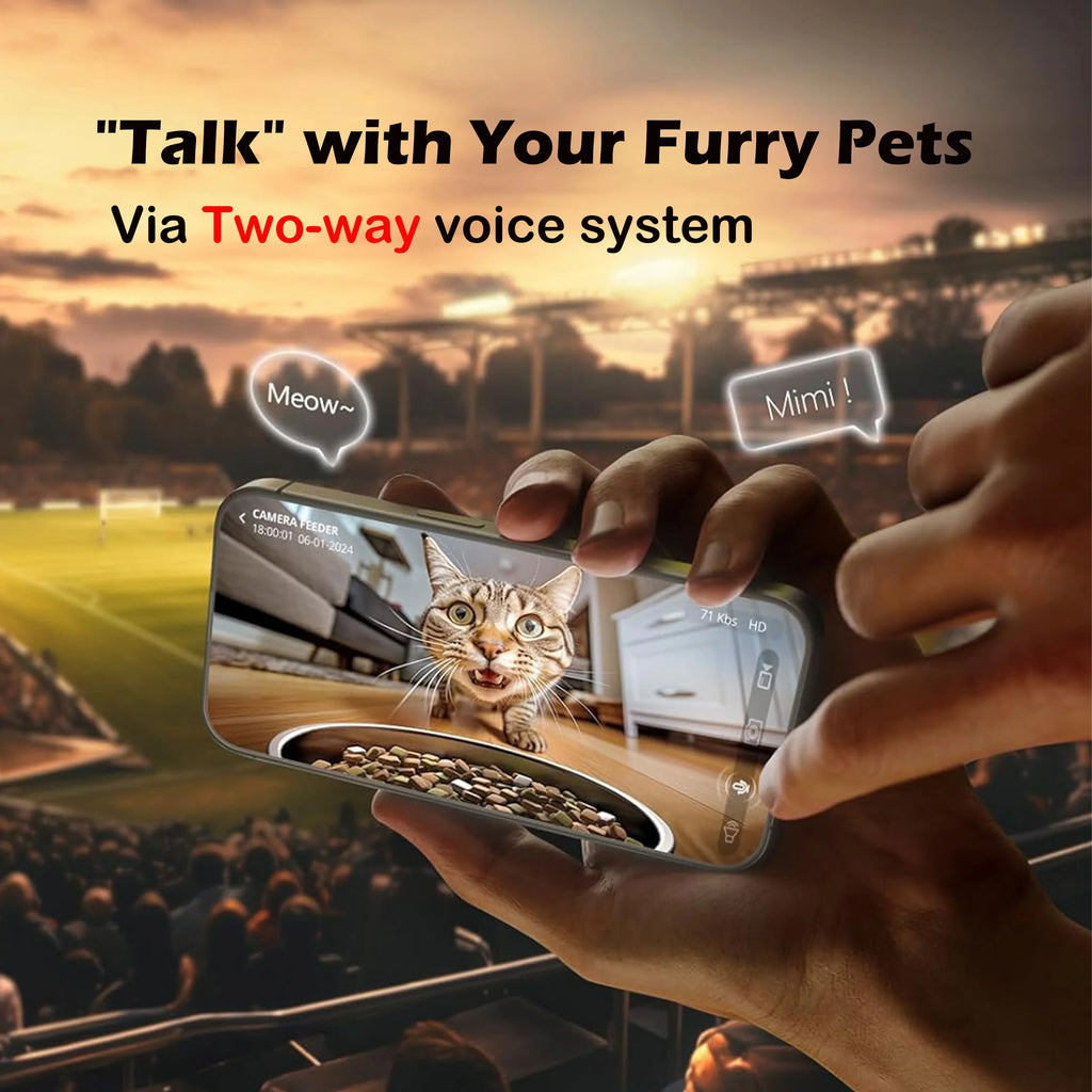 Comedero  Inteligente de Comida para Gatos y Perros