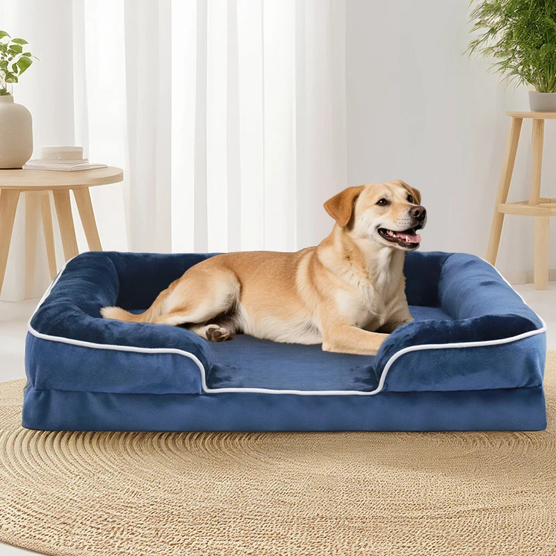 Cama Ortopédica  para Perros – Sofá Lavable y Funda Extraíble”